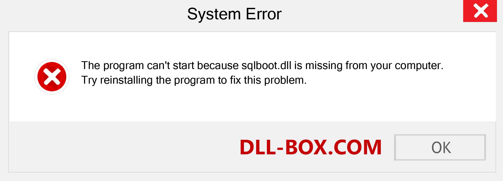  sqlboot.dll file is missing?. Download for Windows 7, 8, 10 - Fix  sqlboot dll Missing Error on Windows, photos, images