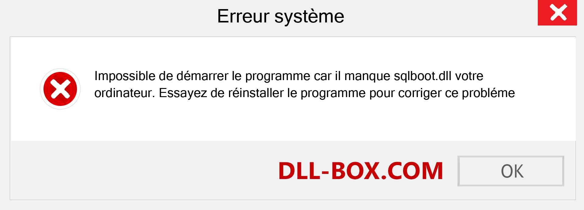 Le fichier sqlboot.dll est manquant ?. Télécharger pour Windows 7, 8, 10 - Correction de l'erreur manquante sqlboot dll sur Windows, photos, images